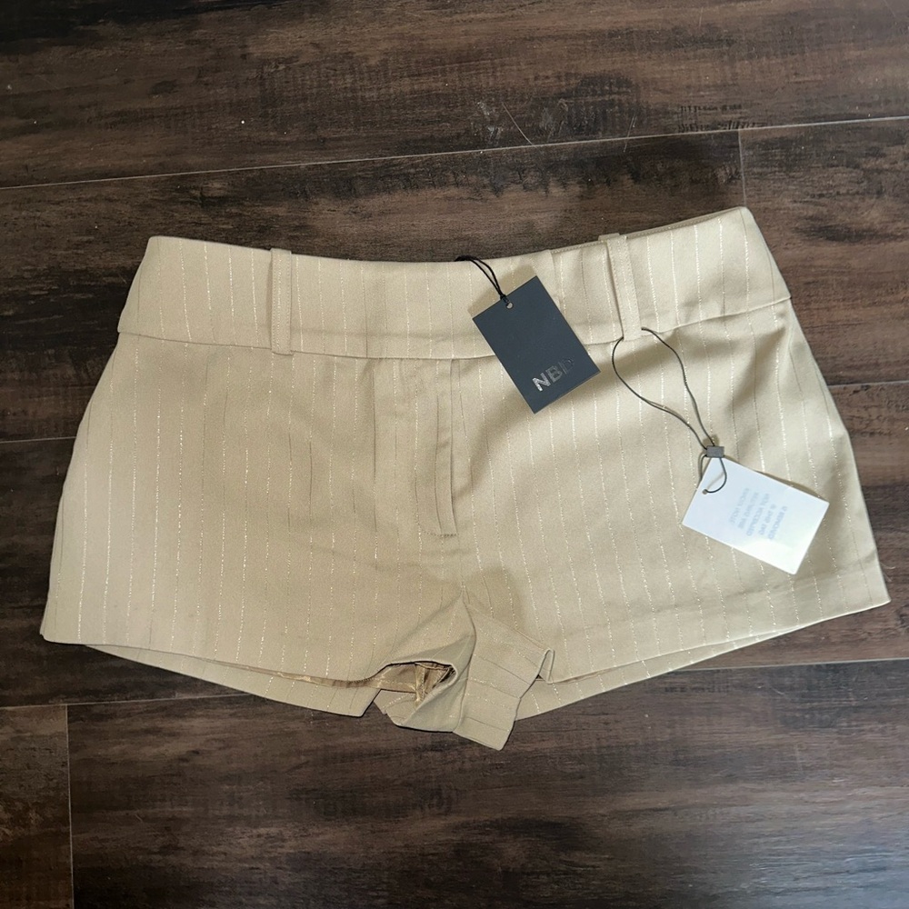 NBD Reade Micro Shorts in Khaki Green